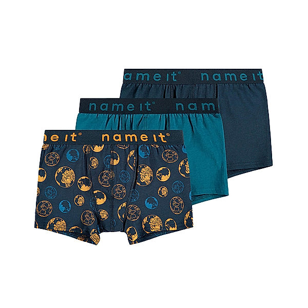 name it Boxershorts NKMBOXER – WELT 3er-Pack in dark sapphire