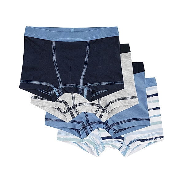 Jacky Boxershorts SEA VITAMIN 4er-Pack in blau