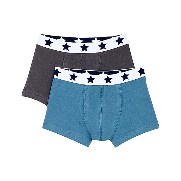 Petit Bateau Boxershorts UNI 2er-Pack in maki/polochon