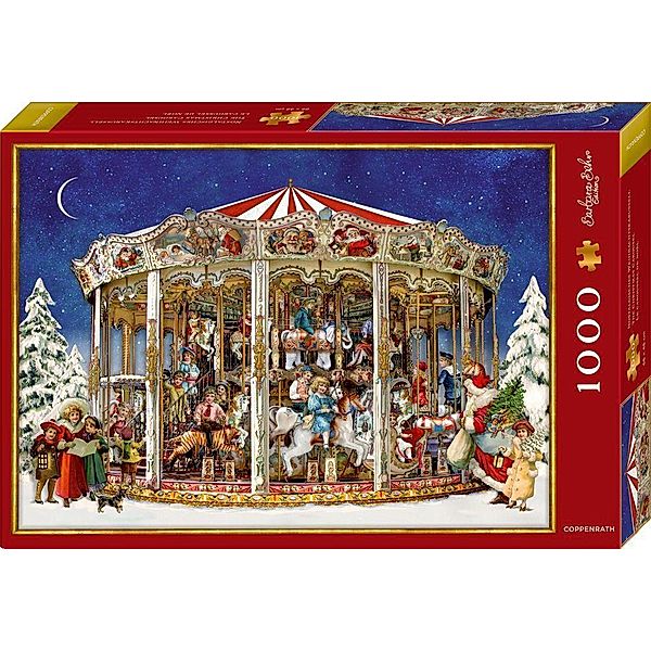 Boxpuzzle Nostalgisches Weihnachtskarussel (1000 Teile)