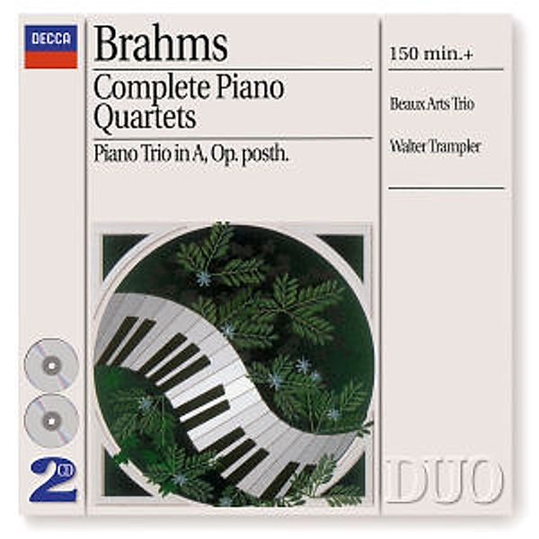 Brahms: Complete Piano Quartets, Walter Trampler, Beaux Arts Trio