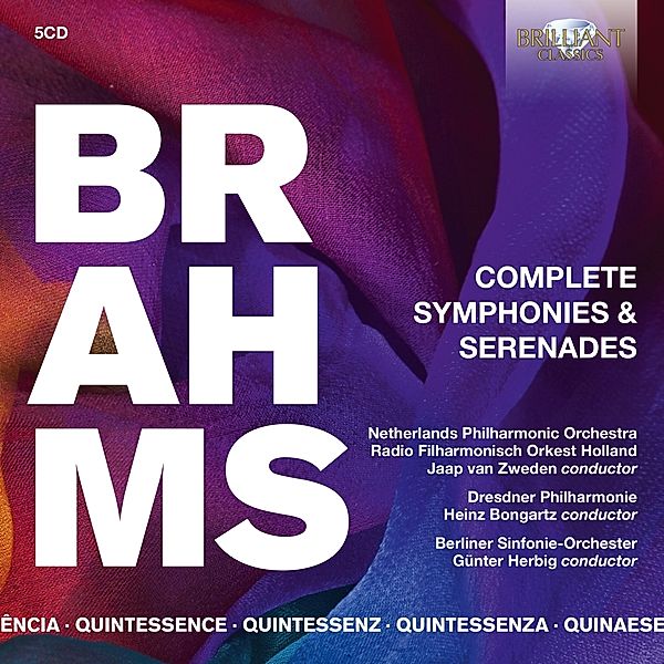 Brahms:Complete Symphonies & Concertos (Qu), Netherlands Philharmonic Orchestra