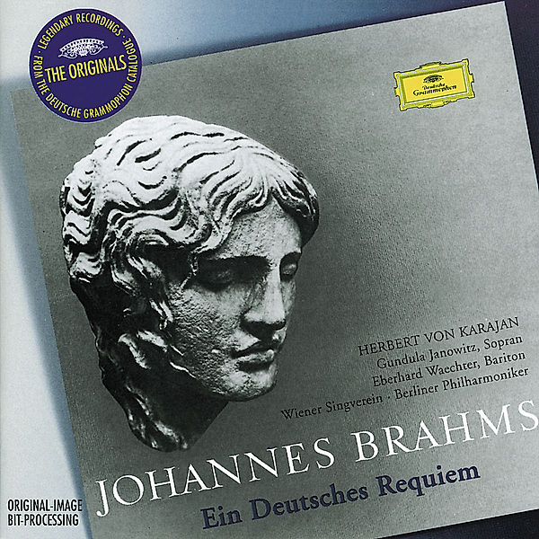 Brahms: Ein Deutsches Requiem, Janowitz, Wächter, Karajan, Bp