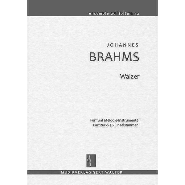 Brahms, J: Walzer, Johannes Brahms