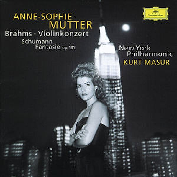 Brahms: Violin Concerto In D Major, Op. 77 / Schumann: Fantasy For Violin And Orchestra In C Major, Op. 131, Anne-Sophie Mutter, Masur, Nypo