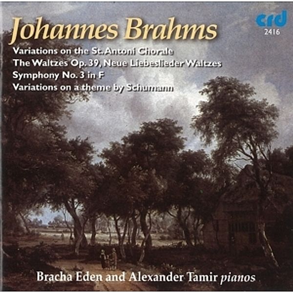 Brahms Works For 2 Pianos, Bracha Eden, Alexander Tamir