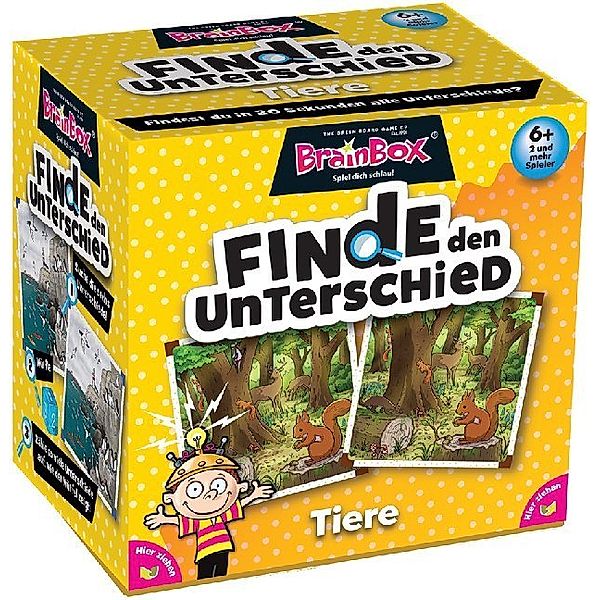 Carletto Deutschland, Brain Box BrainBox, Finde den Unterschied Tiere (Kinderspiel)