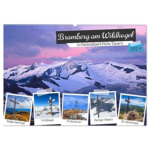 Bramberg am Wildkogel (Wandkalender 2025 DIN A2 quer), CALVENDO Monatskalender, Calvendo, Christa Kramer