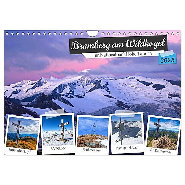 Bramberg am Wildkogel (Wandkalender 2025 DIN A4 quer), CALVENDO Monatskalender, Calvendo, Christa Kramer