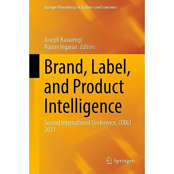 Brand, Label, and Product Intelligence / Springer Proceedings in Business and Economics