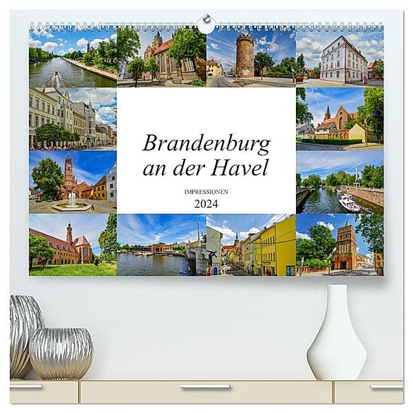 Brandenburg an der Havel Impressionen (hochwertiger Premium Wandkalender 2024 DIN A2 quer), Kunstdruck in Hochglanz, Dirk Meutzner