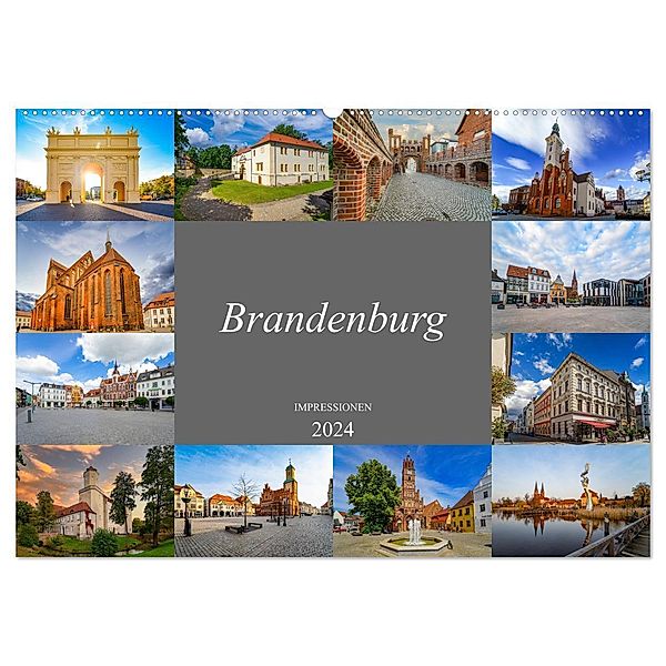 Brandenburg Impressionen (Wandkalender 2024 DIN A2 quer), CALVENDO Monatskalender, Dirk Meutzner