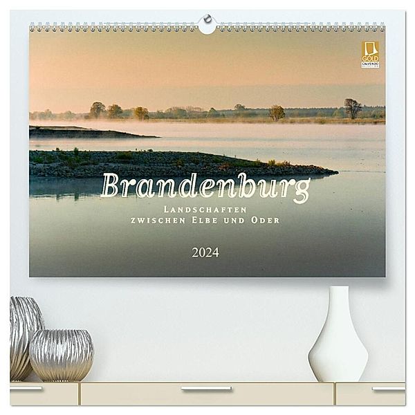 Brandenburg - Landschaften zwischen Elbe und Oder (hochwertiger Premium Wandkalender 2024 DIN A2 quer), Kunstdruck in Hochglanz, Harald Rautenberg