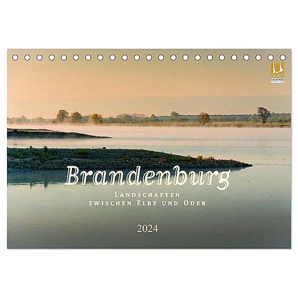 Brandenburg - Landschaften zwischen Elbe und Oder (Tischkalender 2024 DIN A5 quer), CALVENDO Monatskalender, Harald Rautenberg