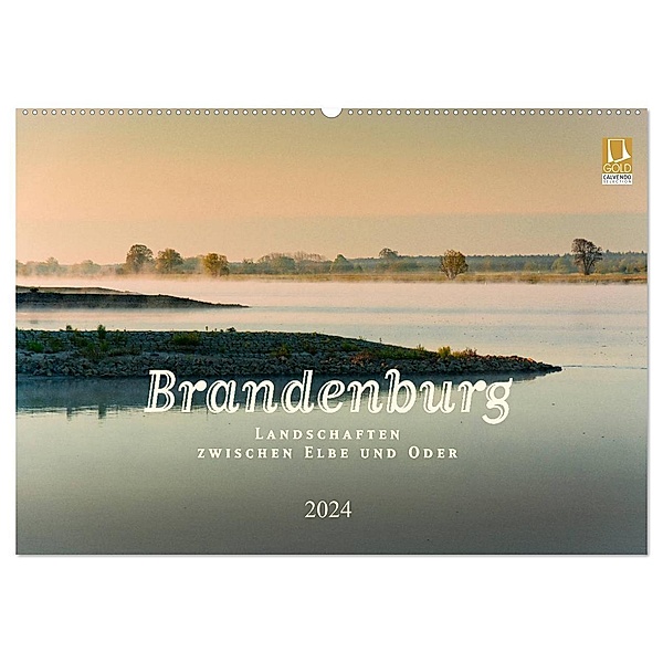 Brandenburg - Landschaften zwischen Elbe und Oder (Wandkalender 2024 DIN A2 quer), CALVENDO Monatskalender, Harald Rautenberg