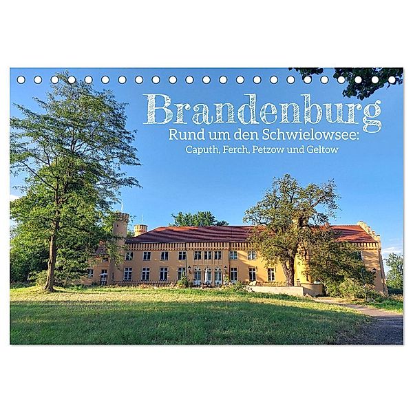 Brandenburg - Rund um den Schwielowsee (Tischkalender 2024 DIN A5 quer), CALVENDO Monatskalender, Gisela Kruse