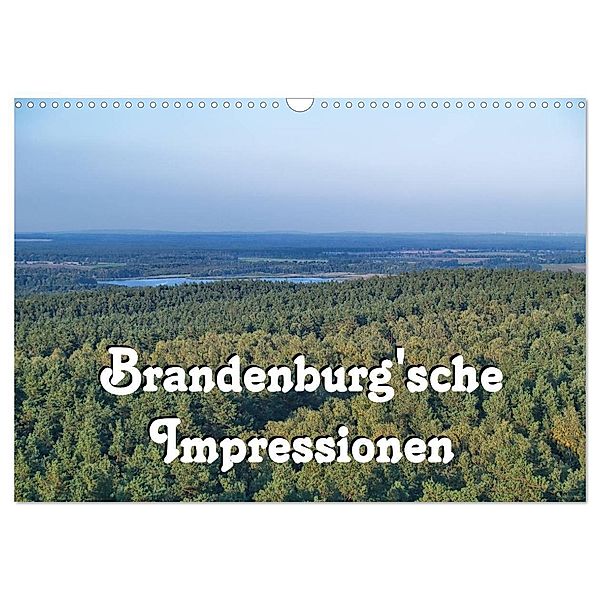 Brandenburg'sche Impressionen (Wandkalender 2024 DIN A3 quer), CALVENDO Monatskalender, Peter Morgenroth