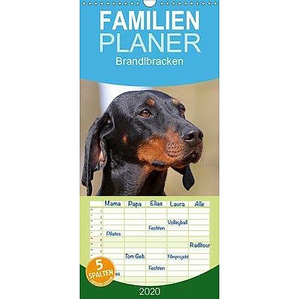 Brandlbracken - Familienplaner hoch (Wandkalender 2020 , 21 cm x 45 cm, hoch), Martina Berg