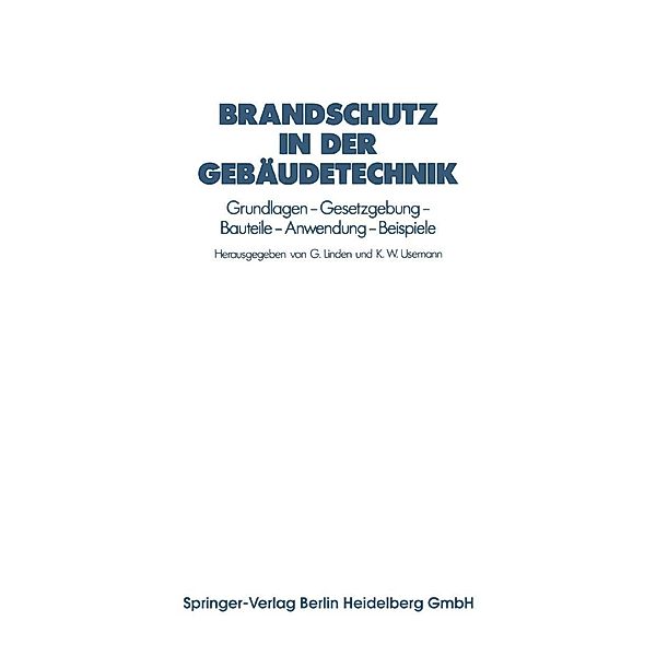 Brandschutz in der Gebäudetechnik / VDI-Buch