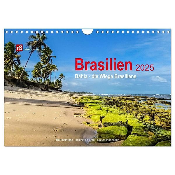 Brasilien 2025 Bahia - die Wiege Brasiliens (Wandkalender 2025 DIN A4 quer), CALVENDO Monatskalender, Calvendo, Uwe Bergwitz