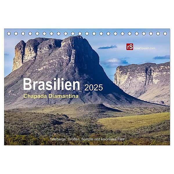Brasilien 2025 - Chapada Diamantina (Tischkalender 2025 DIN A5 quer), CALVENDO Monatskalender, Calvendo, Uwe Bergwitz