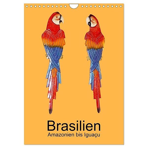 Brasilien - Amazonien bis Iguaçu (Wandkalender 2024 DIN A4 hoch), CALVENDO Monatskalender, Dr. Rudolf Blank