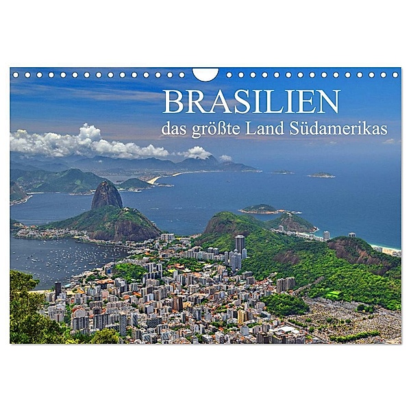 Brasilien - das größte Land Südamerikas (Wandkalender 2024 DIN A4 quer), CALVENDO Monatskalender, Fryc Janusz