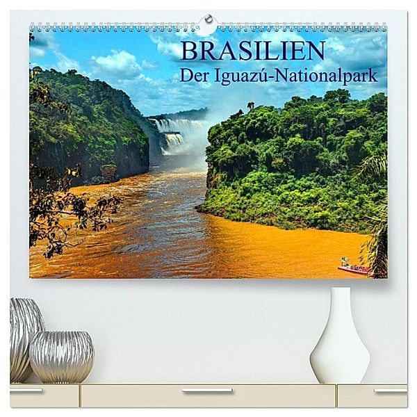 Brasilien. Der Iguazú-Nationalpark (hochwertiger Premium Wandkalender 2024 DIN A2 quer), Kunstdruck in Hochglanz, Fryc Janusz