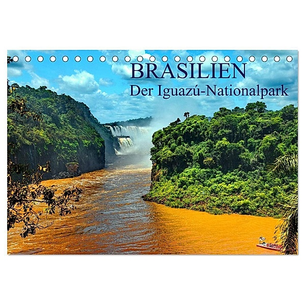 Brasilien. Der Iguazú-Nationalpark (Tischkalender 2024 DIN A5 quer), CALVENDO Monatskalender, Fryc Janusz