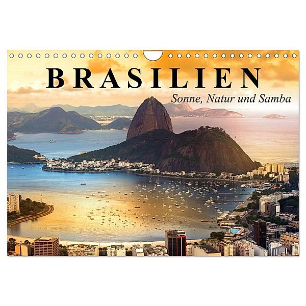Brasilien. Sonne, Natur und Samba (Wandkalender 2025 DIN A4 quer), CALVENDO Monatskalender, Calvendo, Elisabeth Stanzer