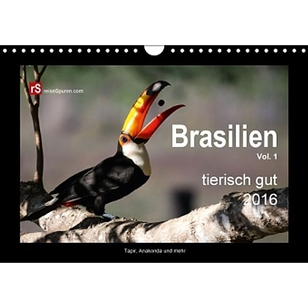 Brasilien tierisch gut 2016 (Wandkalender 2016 DIN A4 quer), Uwe Bergwitz