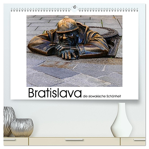 Bratislava die slowakische Schönheit (hochwertiger Premium Wandkalender 2025 DIN A2 quer), Kunstdruck in Hochglanz, Calvendo, Gabi Hampe