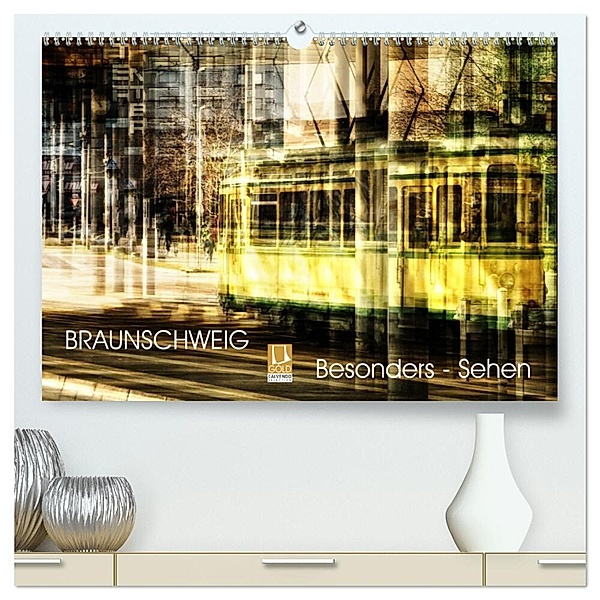 BRAUNSCHWEIG - Besonders Sehen (hochwertiger Premium Wandkalender 2024 DIN A2 quer), Kunstdruck in Hochglanz, andrea aplowski