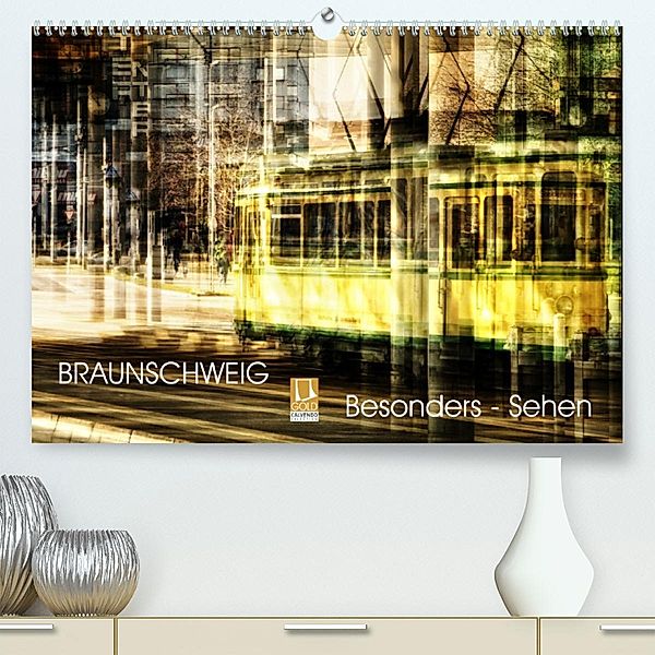 BRAUNSCHWEIG - Besonders Sehen (Premium, hochwertiger DIN A2 Wandkalender 2023, Kunstdruck in Hochglanz), andrea aplowski
