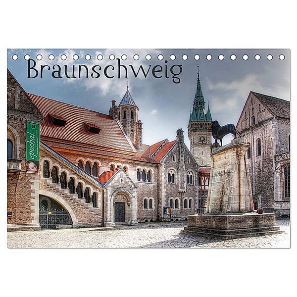 Braunschweig (Tischkalender 2024 DIN A5 quer), CALVENDO Monatskalender, Kordula Vahle