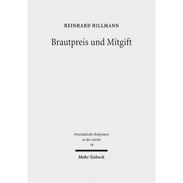 Brautpreis und Mitgift, Reinhard Hillmann