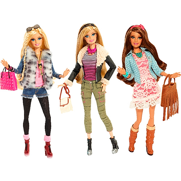 Barbie BRB Deluxe-Moden Fashionistas Sort.