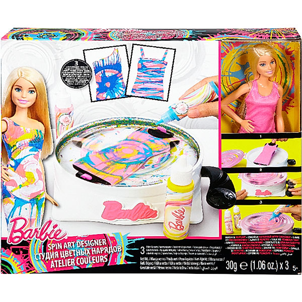 Mattel BRB Spin Art Designer & Barbie Puppe