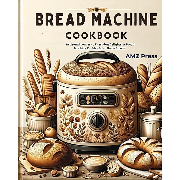 Bread Machine Cookbook: Artisanal Loaves to Everyday Delights: A Bread Machine Cookbook for Home Bakers, Amz Press