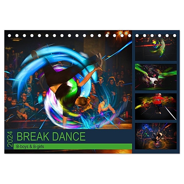 Break Dance B-boys & B-girls (Tischkalender 2024 DIN A5 quer), CALVENDO Monatskalender, Dirk Meutzner