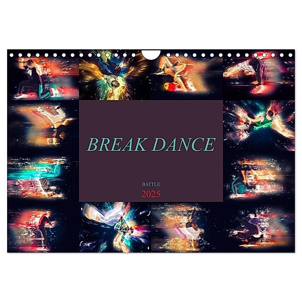 Break Dance Battle (Wandkalender 2025 DIN A4 quer), CALVENDO Monatskalender, Calvendo, Dirk Meutzner