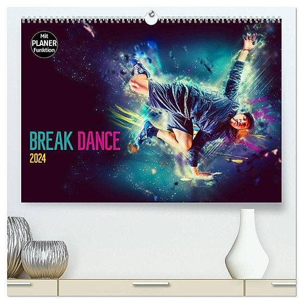 Break Dance (hochwertiger Premium Wandkalender 2024 DIN A2 quer), Kunstdruck in Hochglanz, Dirk Meutzner