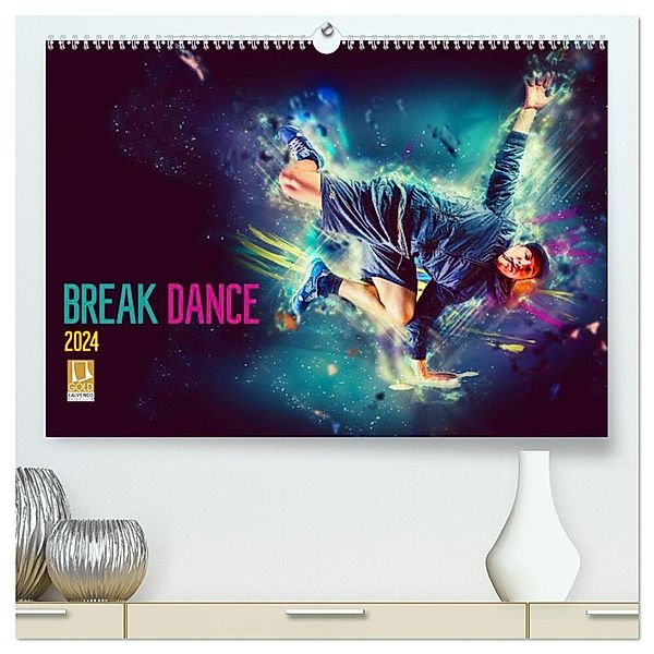 Break Dance (hochwertiger Premium Wandkalender 2024 DIN A2 quer), Kunstdruck in Hochglanz, Dirk Meutzner