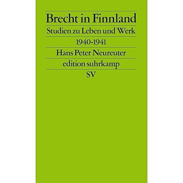 Brecht in Finnland, Hans Peter Neureuter