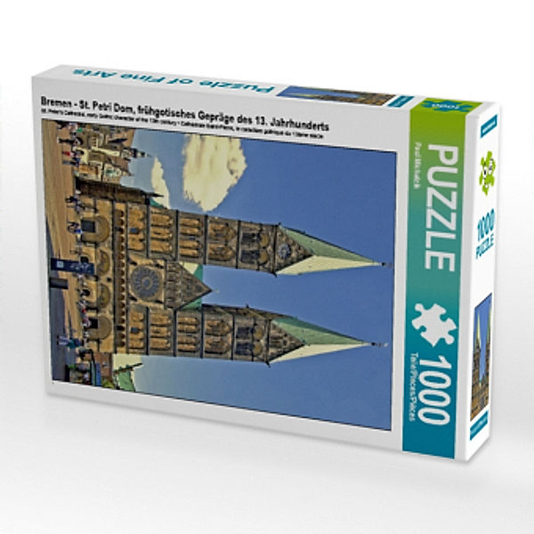 Bremen - St. Petri Dom, frühgotisches Gepräge des 13. Jahrhunderts (Puzzle), Paul Michalzik