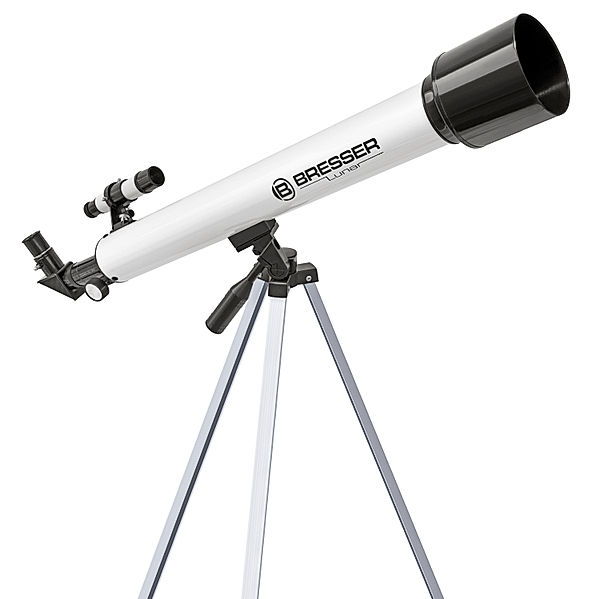 Bresser Lunar 60/700, Refraktor-Teleskop, mit Stativ