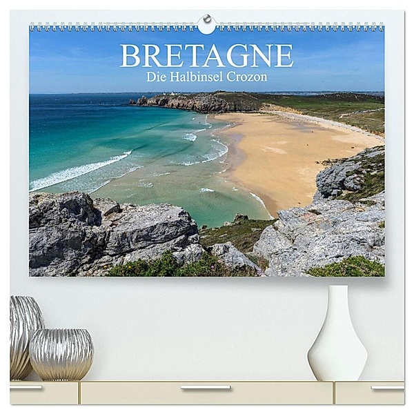 Bretagne - Die Halbinsel Crozon (hochwertiger Premium Wandkalender 2024 DIN A2 quer), Kunstdruck in Hochglanz, Klaus Hoffmann