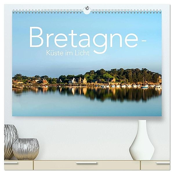 Bretagne - Küste im Licht (hochwertiger Premium Wandkalender 2025 DIN A2 quer), Kunstdruck in Hochglanz, Calvendo, Tobias Hirschberg/Pixelhirsch
