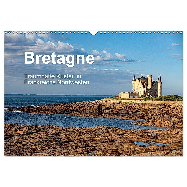 Bretagne Traumhafte Küsten in Frankreichs Nordwesten (Wandkalender 2024 DIN A3 quer), CALVENDO Monatskalender, Etienne Benoît