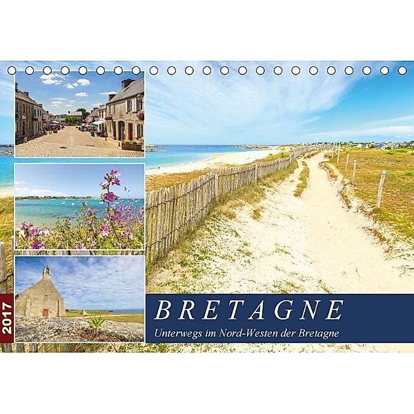 Bretagne - Unterwegs im Nord-Westen (Tischkalender 2017 DIN A5 quer), Elly Heuvers